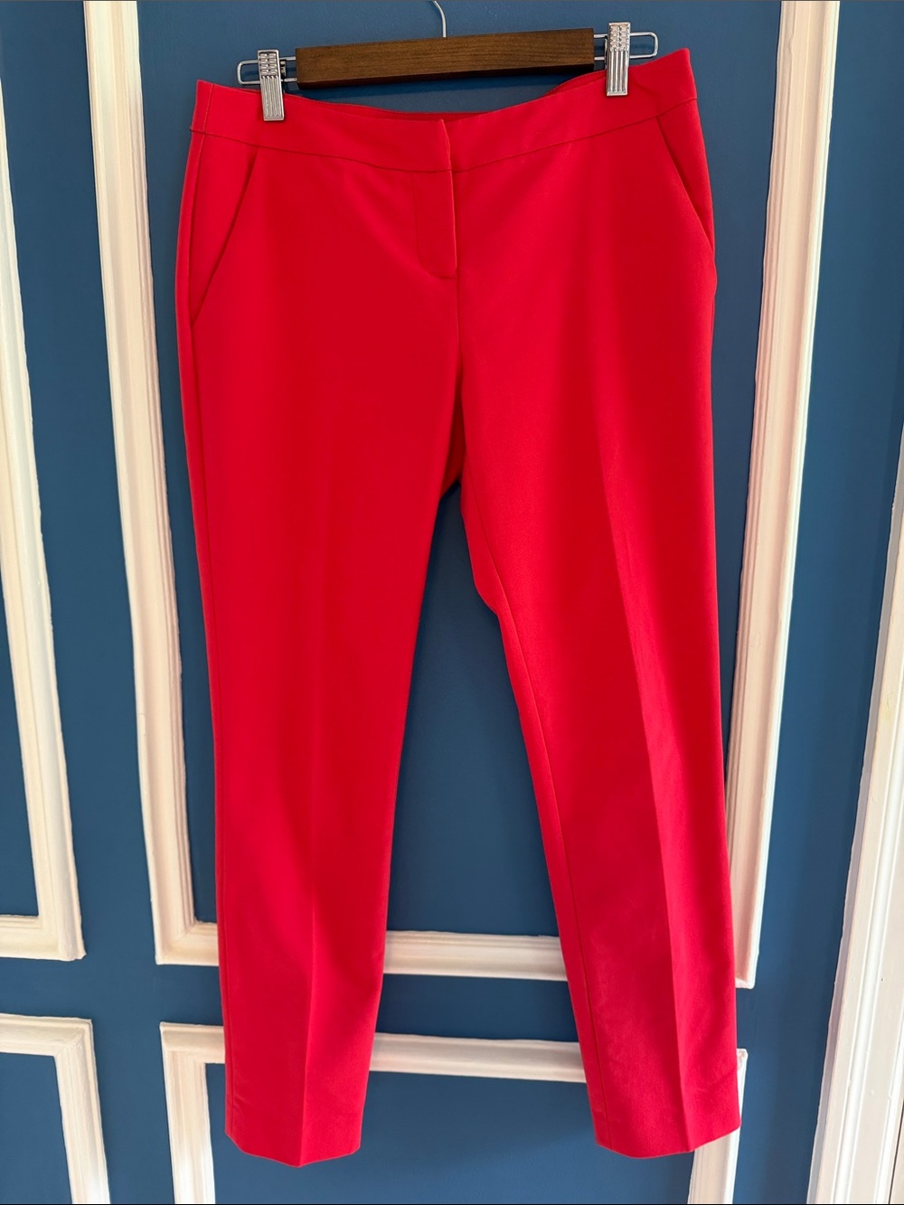 Amanda + Chelsea Red Dress Ankle Pants - Size 4
